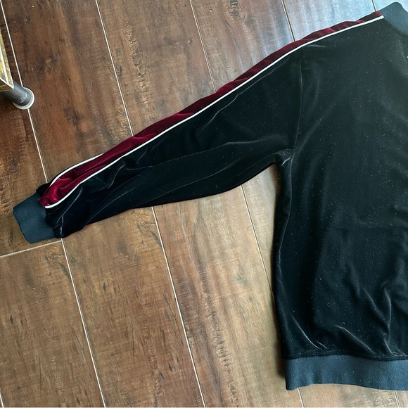 HEAVEN CAN WAIT Velour Track Jacket Sz SMALL - Picture 6 of 8